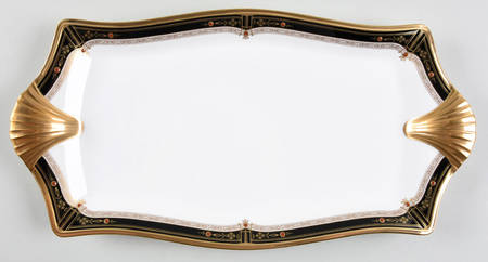 Gold and Sable Large Sandwich Tray