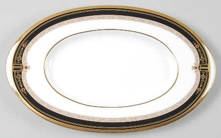 Gold and Sable Relish/Butter Tray