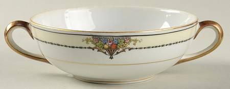 Gotham (Gold) Flat Cream Soup Bowl