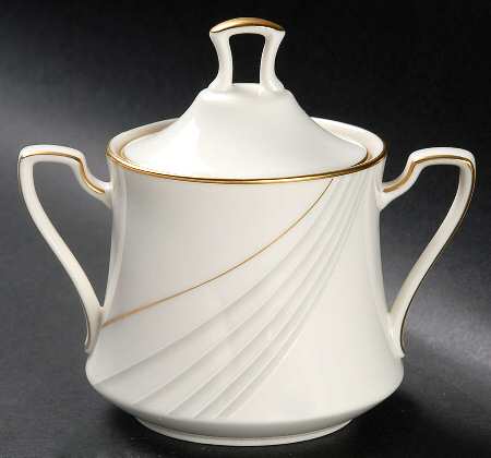Golden Tide Sugar Bowl & Lid