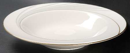 Golden Tide Rim Soup Bowl
