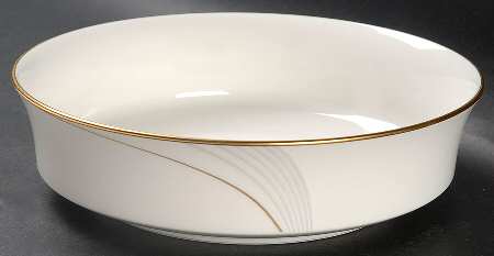 Golden Tide 8" Round Vegetable Bowl