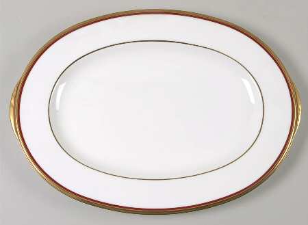 Golden Tribute 14" Oval Serving Platter