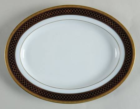 Golden Twilight 11" Oval Serving Platter