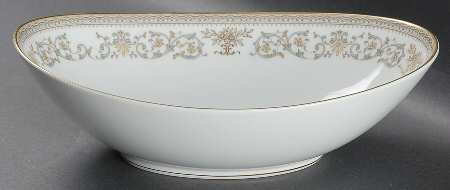 Gracelyn 10" Oval Vegetable Bowl