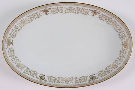 Gracelyn 14" Oval Serving Platter