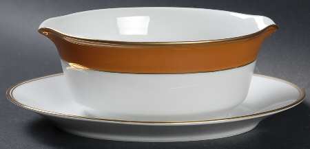Granada Gravy Boat with Attached Underplate