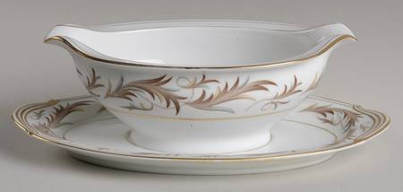 Granville Gravy Boat with Attached Underplate