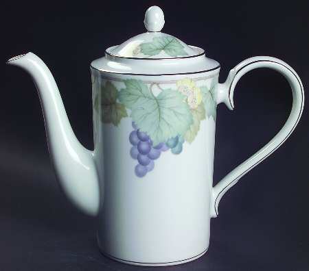 Grape Arbor Coffee Pot & Lid