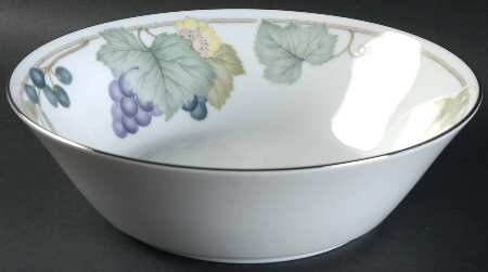 Grape Arbor 8" Round Vegetable Bowl