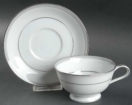 Graymere Footed Cup & Saucer Set