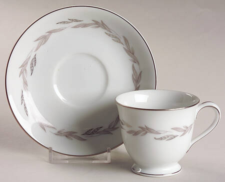 Graywood Footed Demitasse Cup & Saucer Set