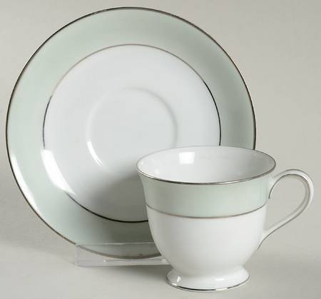 Greencourt Footed Demitasse Cup & Saucer Set