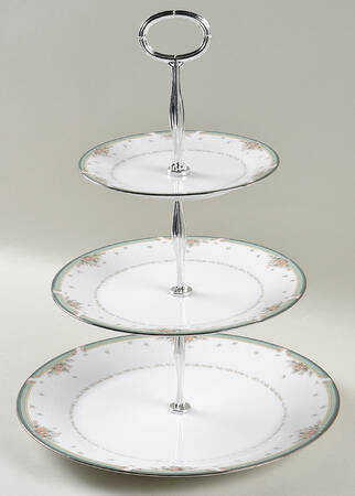 Greenbrier 13 7/8"-14 1/4" 3-Tiered Serving Tray(DP,SP,BB) HC