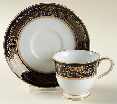 Grenoble Footed Demitasse Cup & Saucer Set