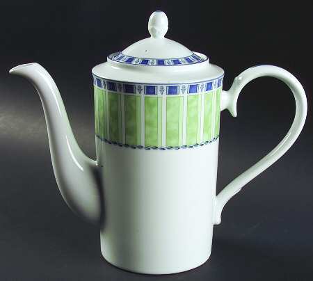 Green Icicle Tea/Coffee Pot & Lid