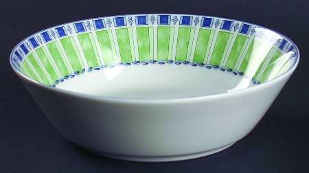 Green Icicle Coupe Soup Bowl