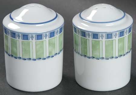 Green Icicle Salt & Pepper Set