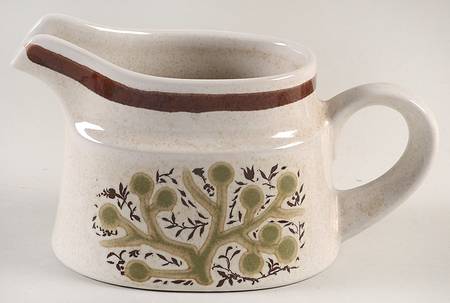 Green Tree Gravy Boat