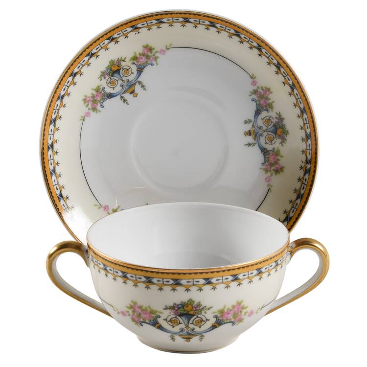 Hacienda Flat Bouillon Cup & Saucer