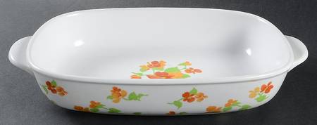 Happy Days 11" Oval Baker/Vegetable Bowl