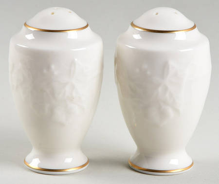 Halls of Ivy (Gold Trim) Salt & Pepper Set