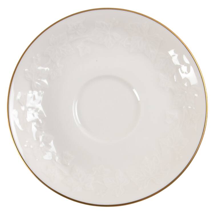 Halls of Ivy (Gold Trim) Saucer