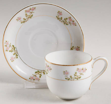 Hakone Flat Demitasse Cup & Saucer Set
