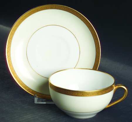 Halcyon Flat Cup & Saucer Set