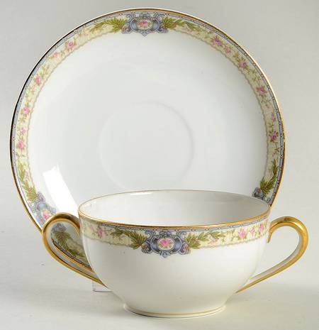 Hanover Flat Bouillon Cup & Saucer