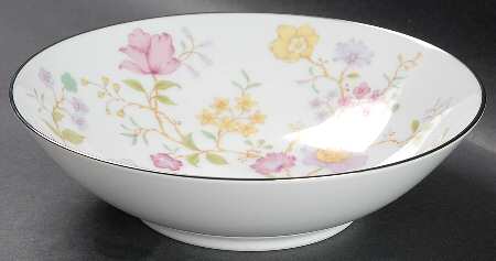 Harmony (Platinum Trim) 8" Round Vegetable Bowl