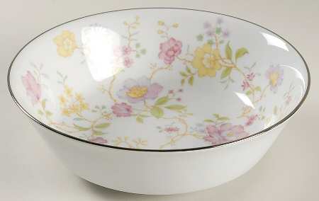 Harmony (Platinum Trim) 9" Round Vegetable Bowl
