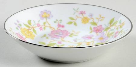 Harmony (Platinum Trim) Fruit/Dessert (Sauce) Bowl