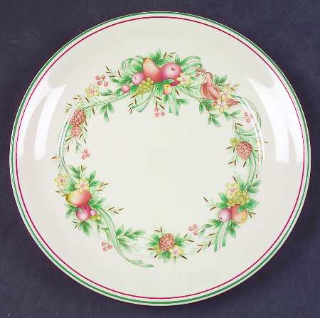 Harvest Ribbon Salad Plate
