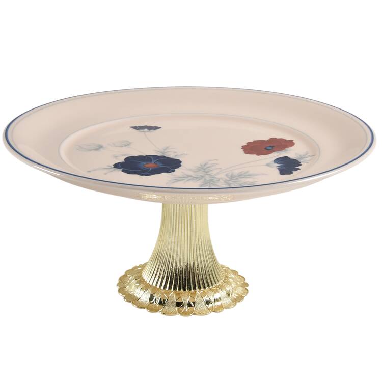 Harlequin Cake Stand with 4"-5" Metal Pedestal  Hc