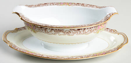 Harmony Gravy Boat with Attached Underplate