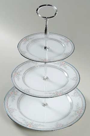 Hartley 13 7/8"-14 1/4" 3-Tiered Serving Tray(DP,SP,BB) HC