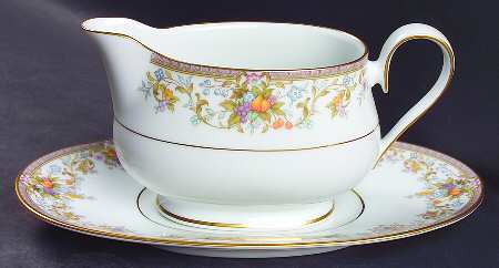 Harvesting Gravy Boat & Underplate (Relish/Butter)