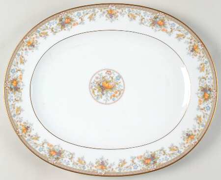 Harvesting 15" Oval Serving Platter