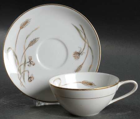 Harvester Flat Cup & Saucer Set