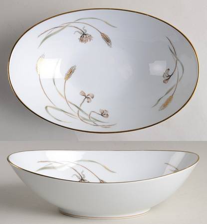 Harvester 9" Oval Vegetable Bowl