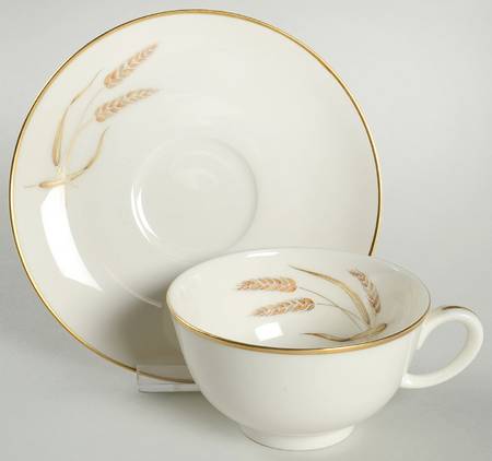 Harveston Flat Cup & Saucer Set