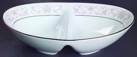 Harwyn 10" Oval Divided Vegetable Bowl