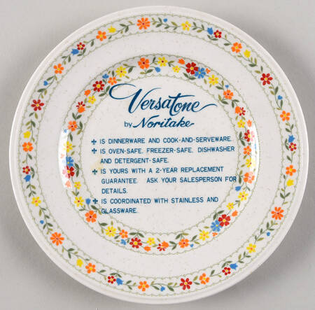 Happy Talk Advertising Salad Plate