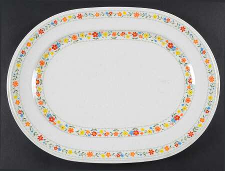 Happy Talk 13" Oval Serving Platter