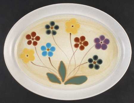 Happy Time 14" Oval Serving Platter