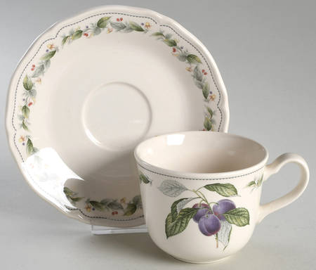 Harvest Treasure Flat Cup & Saucer Set