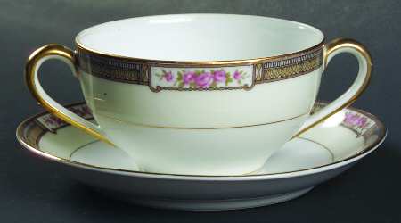 Haverford Flat Bouillon Cup & Saucer