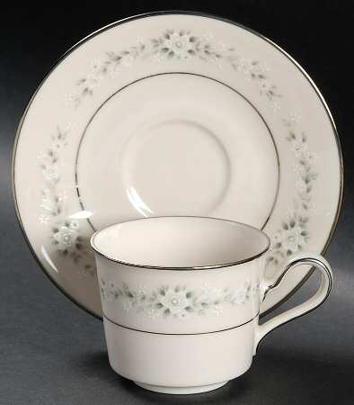 Heather Flat Demitasse Cup & Saucer Set
