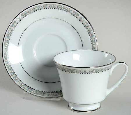 Heirloom Footed Cup & Saucer Set